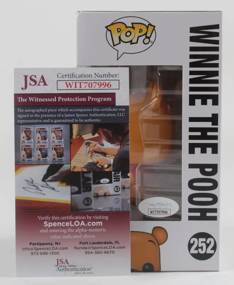 Jim Cummings, the Voice of Winnie the Pooh, hand signed autograph Funko Pop Vinyl - FansFirst