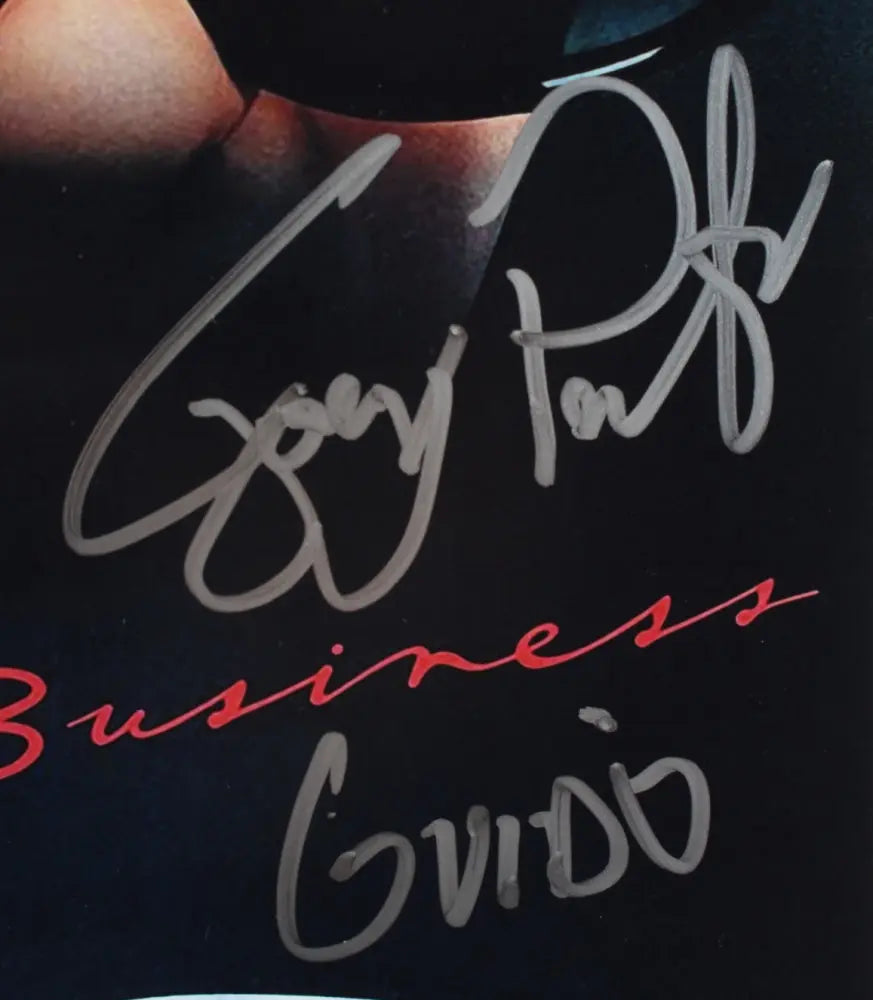 Joe Pantoliano Hand Signed Autograph Risky Business Movie Poster 11x14 - FansFirst