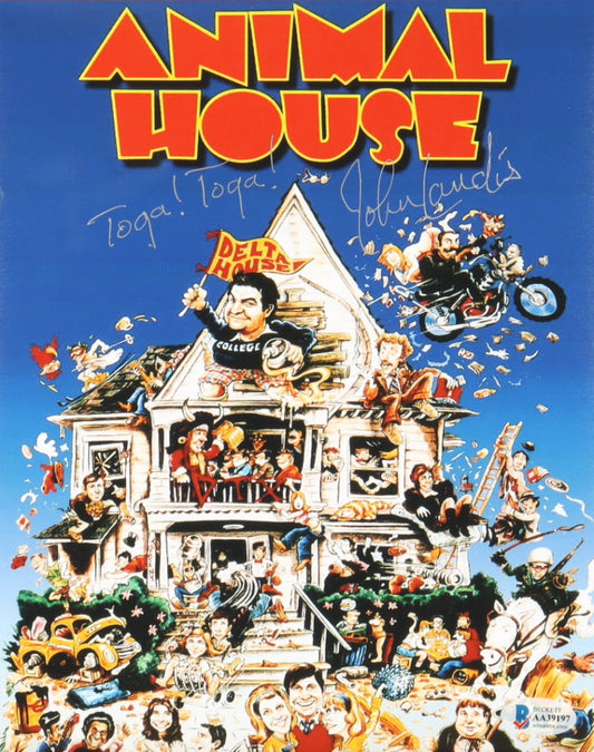 Animal House 8x10 poster signed by John Landis Animal House