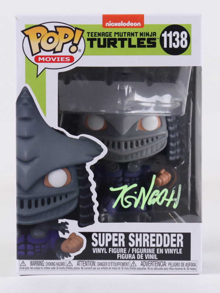 Kevin Nash Signed Funko Pop! Vinyl #1138 Teenage Mutant Ninja Turtles Super Shredder Teenage Mutant Ninja Turtles