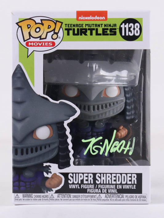 Kevin Nash Signed Funko Pop! Vinyl #1138 Teenage Mutant Ninja Turtles Super Shredder Teenage Mutant Ninja Turtles