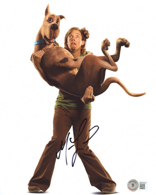 Scooby Doo 8x10 Signed by Matt Lillard Scooby-Doo