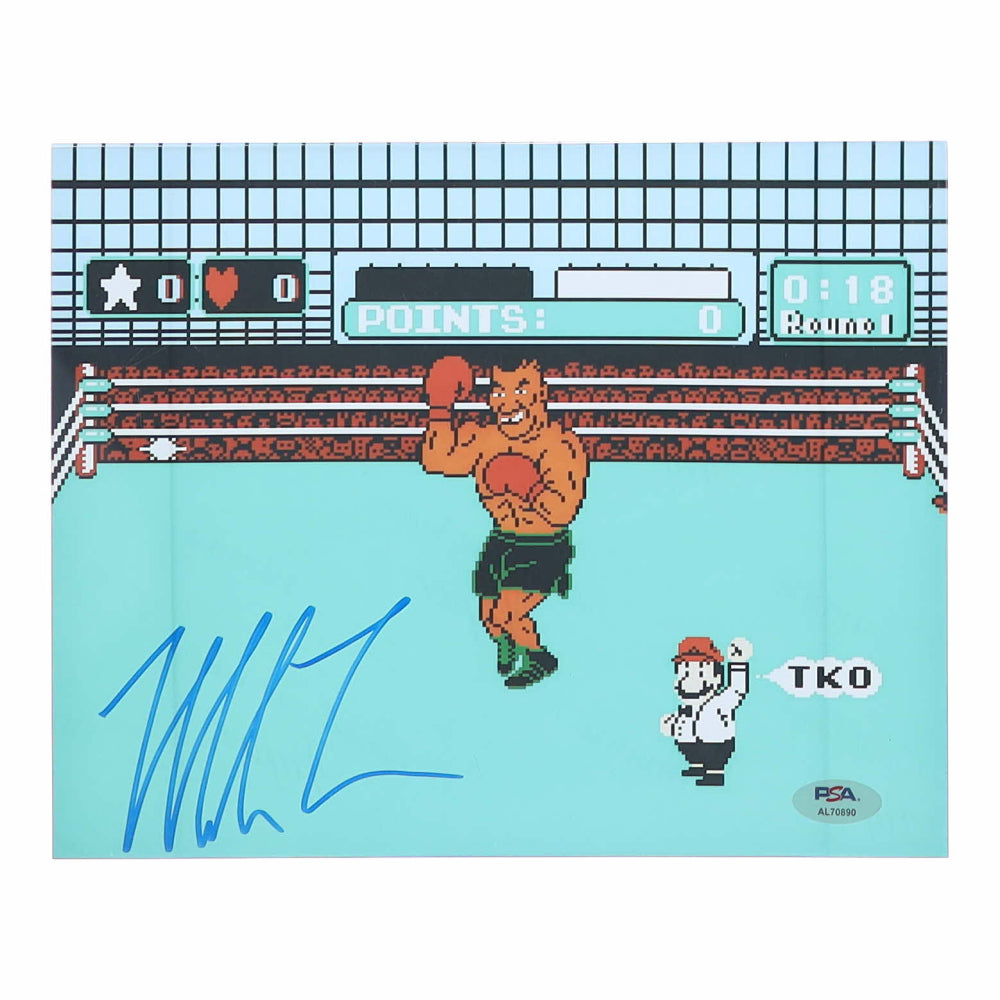 Mike Tyson Signed "Punch-Out!!" 8x10 Mike Tyson