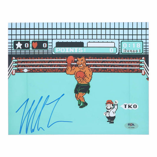 Mike Tyson Signed "Punch-Out!!" 8x10 Mike Tyson