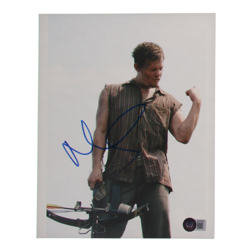 Norman Reedus Signed "The Walking Dead" 8x10. The Walking Dead