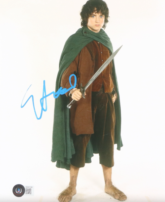 Lord of the Rings 8x10 image signed by Elijah Wood Lord Of The Rings