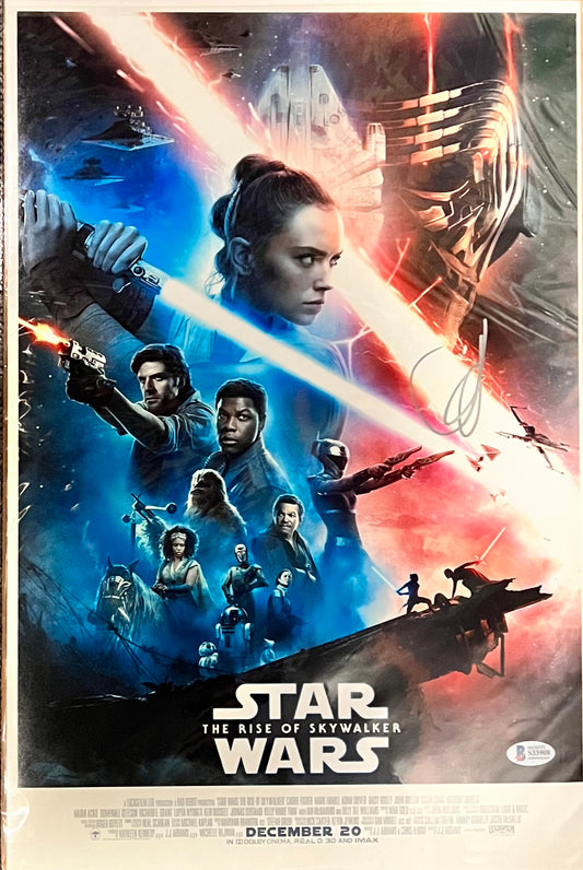 Star Wars - The Rise of Skywalker 12x18 poster signed By JJ Abrams Star Wars