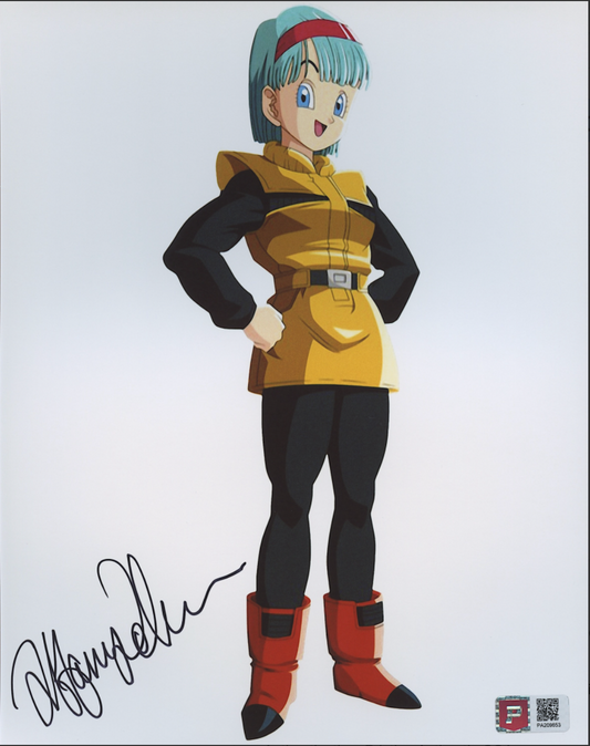 Dragon Ball Z 8x10 signed by Tiffany Vollmer Dragon Ball Z