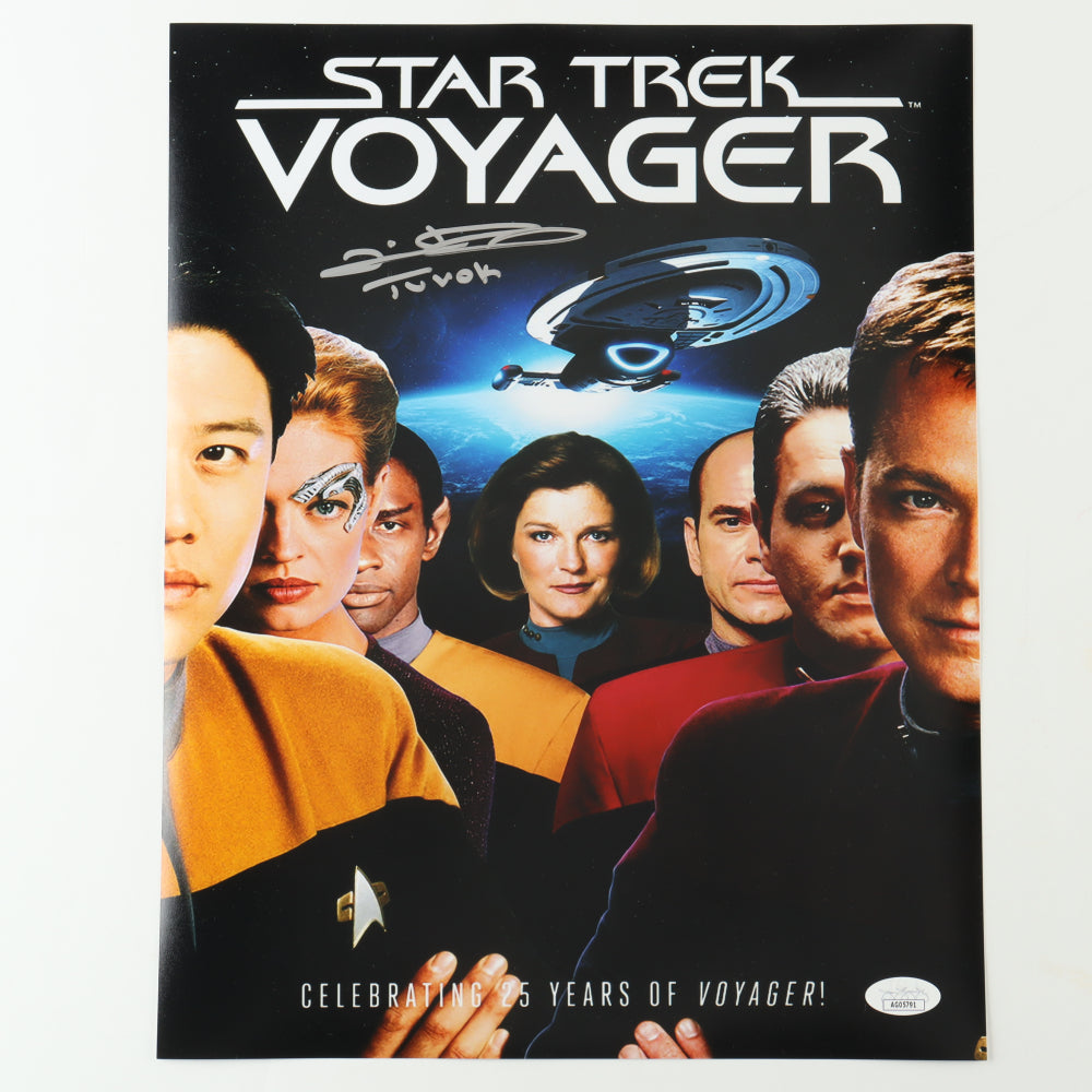 Tim Russ Signed "Star Trek: Voyager" 11x14 Poster Star Trek