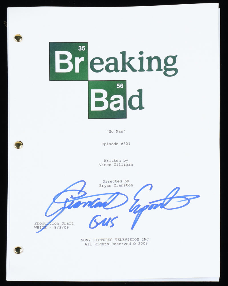 Giancarlo Esposito Signed Breaking Bad Episode 301 Breaking Bad