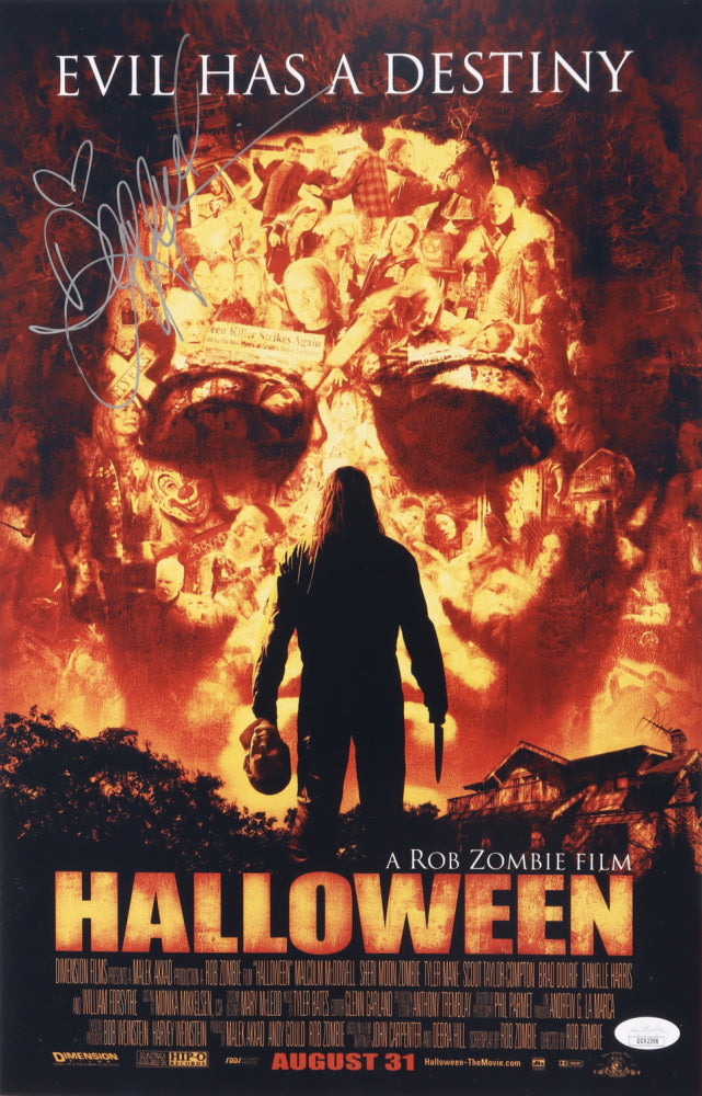 Halloween Poster signed by Danielle Harris Halloween