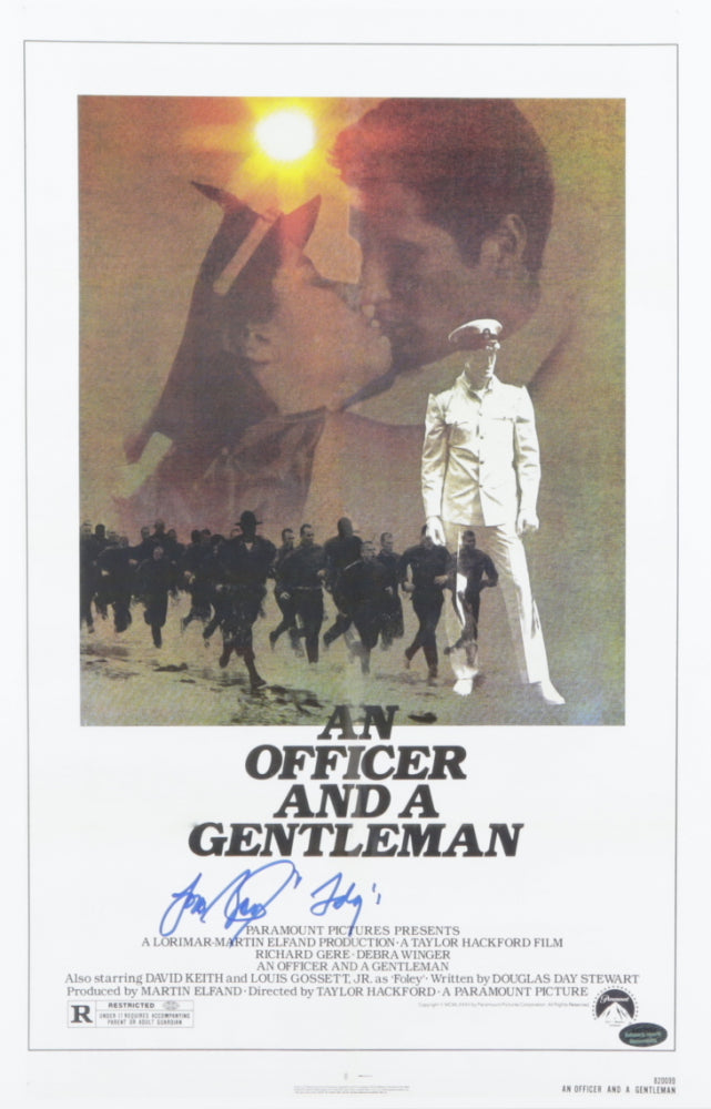 An Officer and a Gentleman  signed of Louis Gossett Jr An Officer and a Gentleman